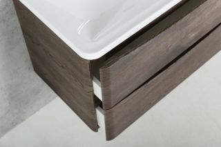 Тумба под раковину BelBagno подвесная 100x50см Rovere Nature Grigio ACQUA-1000-2C-SO-RNG